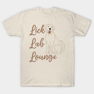 Labrador Retriever dog - Lick, lab, lounge T-Shirt